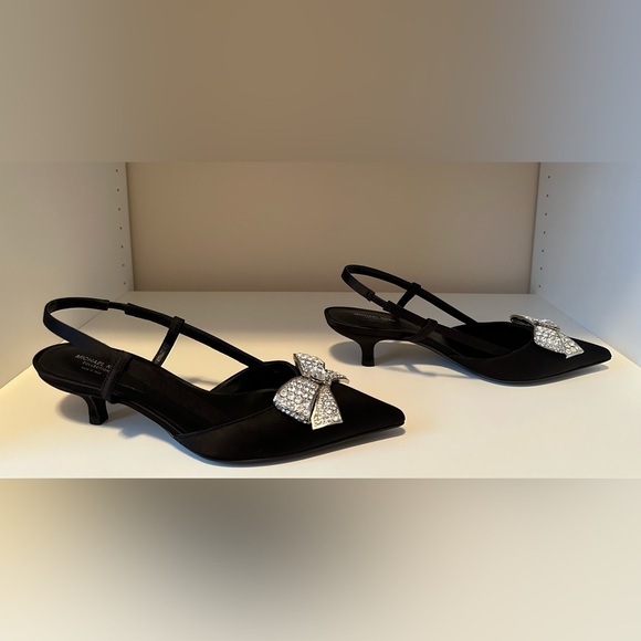 Michael Kors Collection Satin Kitten Heel - Picture 4 of 9